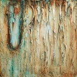 Rust & Bone 20x20cm Wrapped Canvas - Acrylics